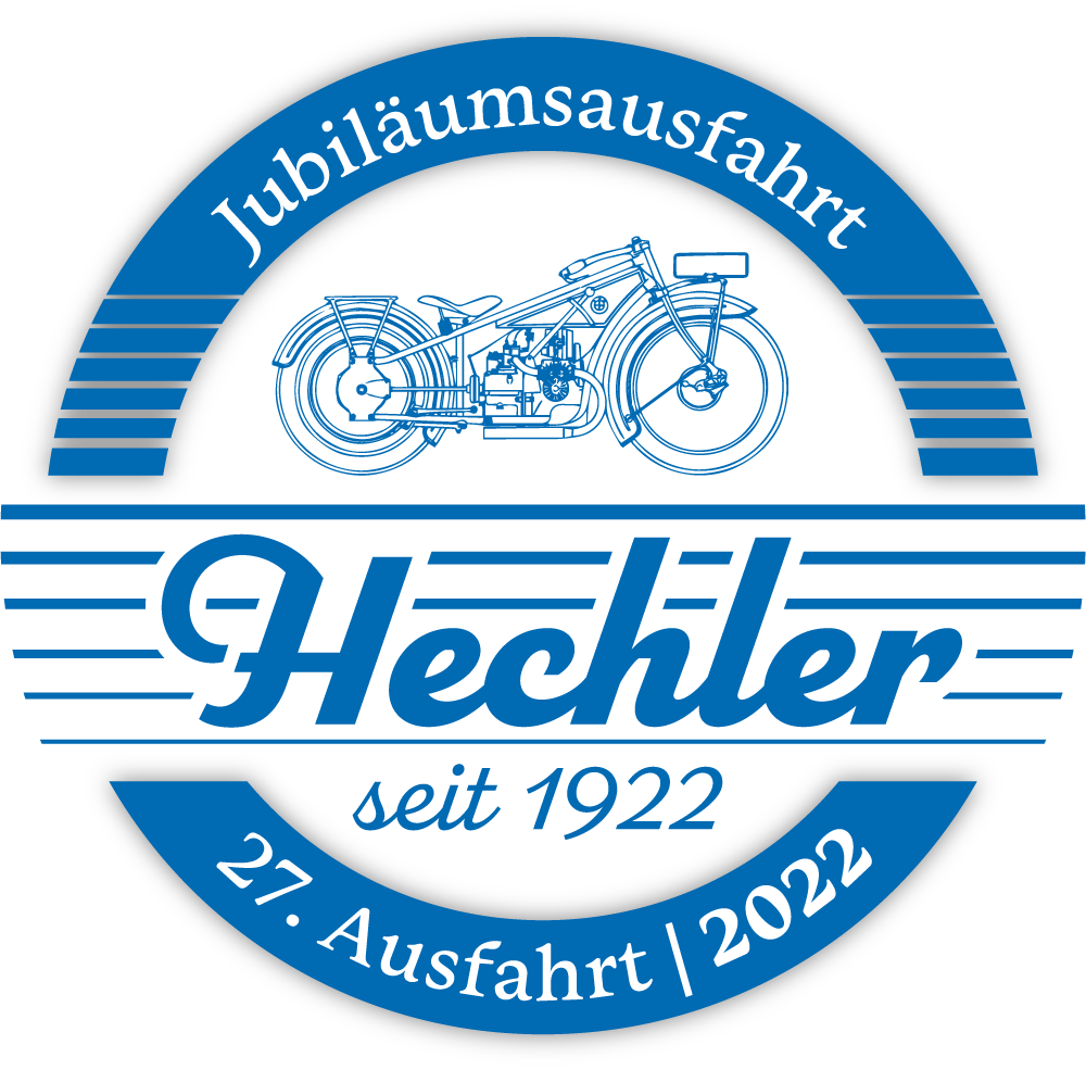 Hechler - Logo 27. Jubiläumsausfahrt – 100 Jahre Hechler